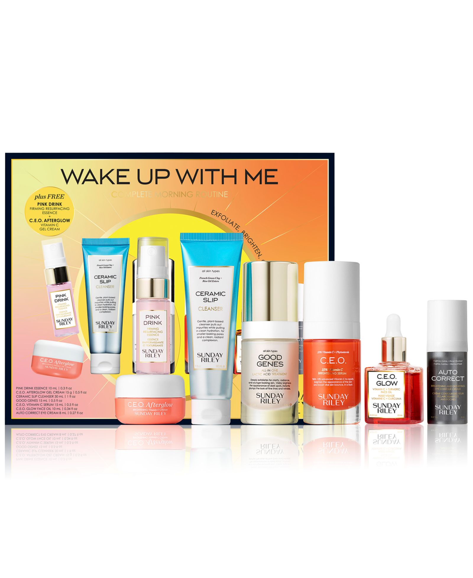 Sunday Riley 7-Pc. Wake Up With Me Complete Morning Routine Skincare Set