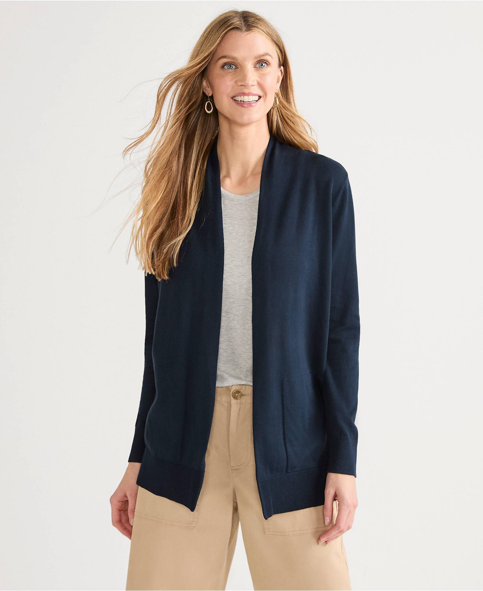 Женский длинный кардиган Lands' End