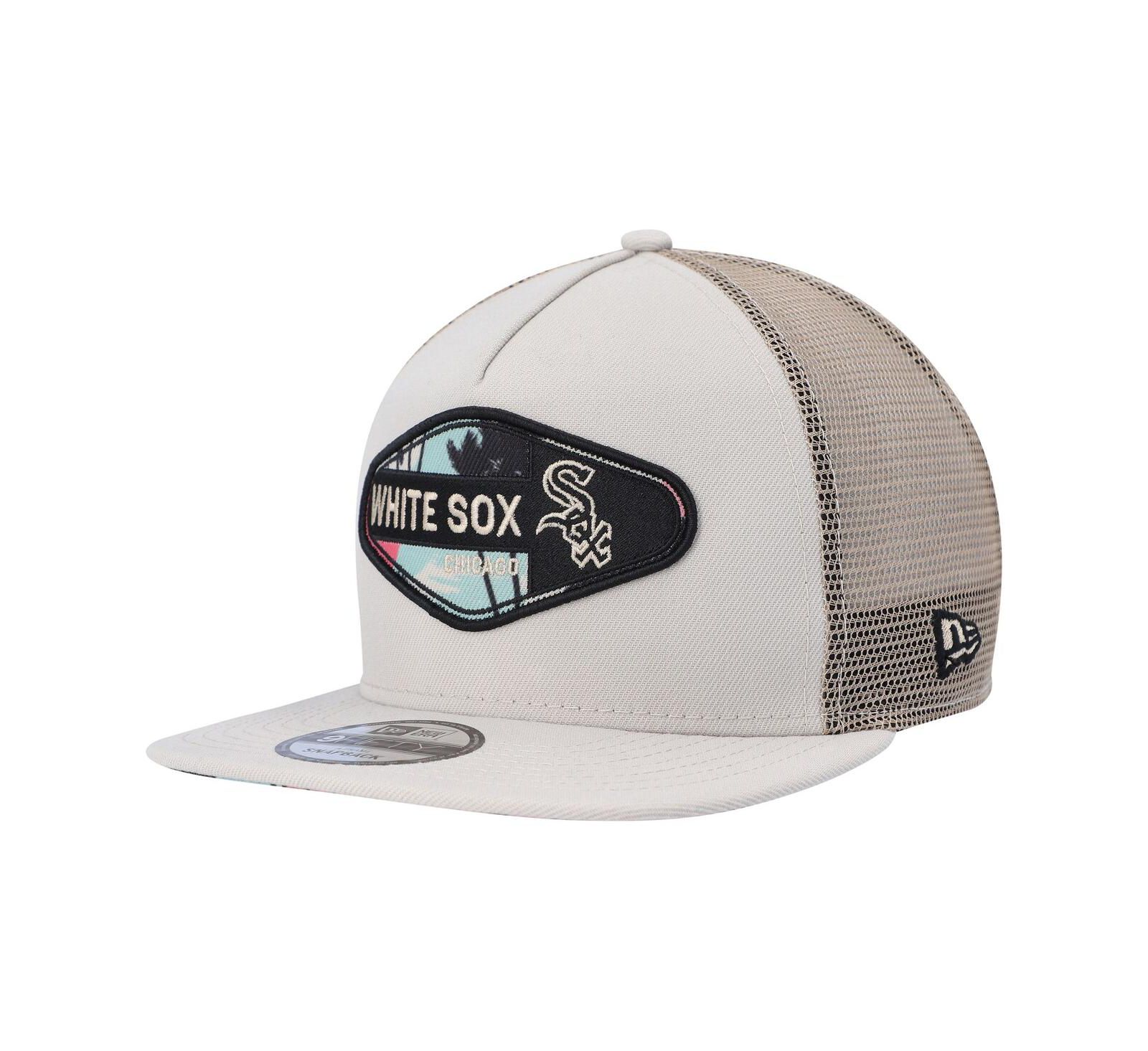 Мужская кепка New Era Chicago White Sox Retro Beachin' Patch A-Frame Trucker 9FIFTY