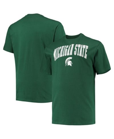 Мужская футболка Champion Green Michigan State Spartans Big and Tall с надписью