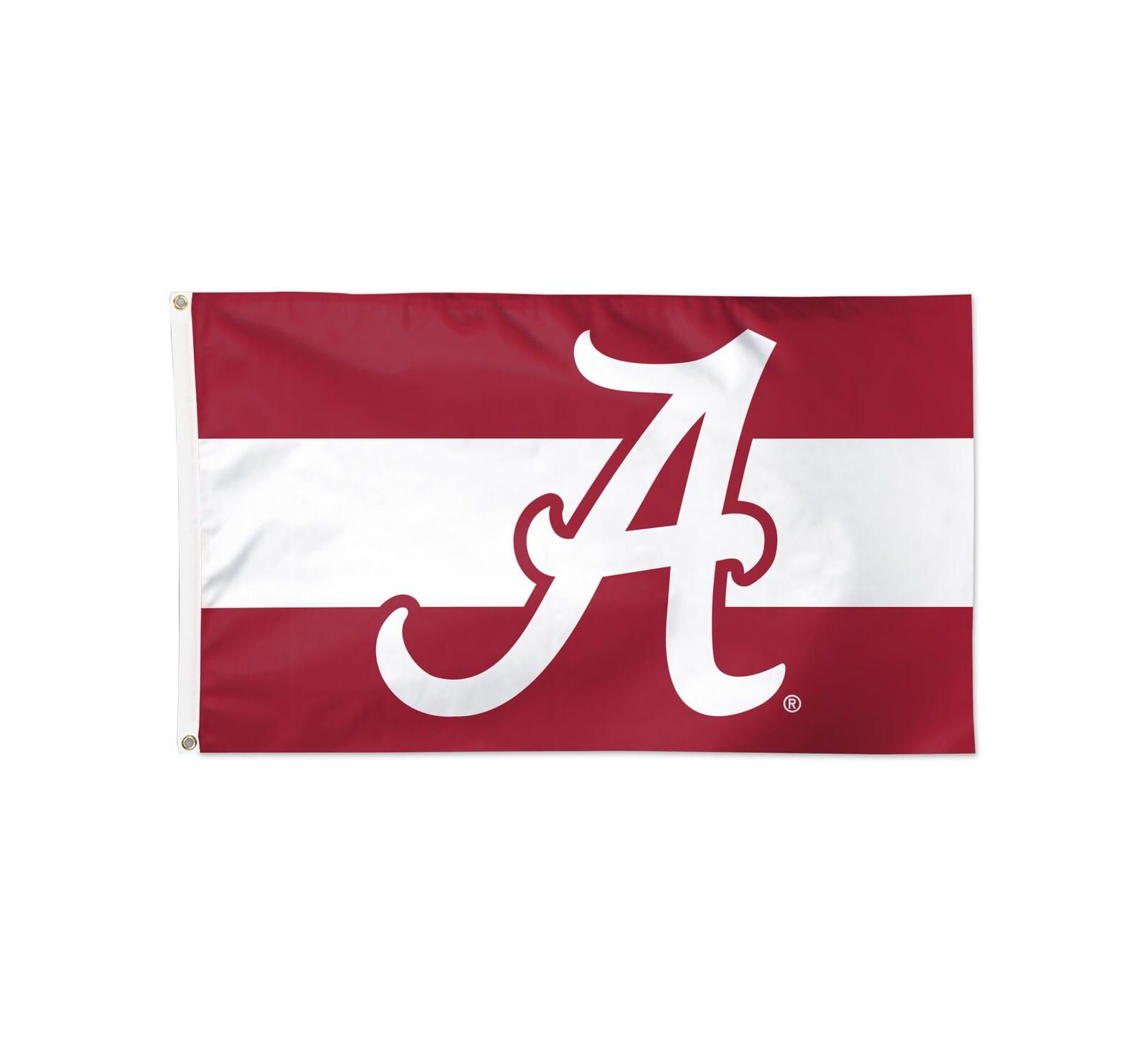 Wincraft Alabama Crimson Tide флаг 3' x 5' с горизонтальными полосами Deluxe односторонний
