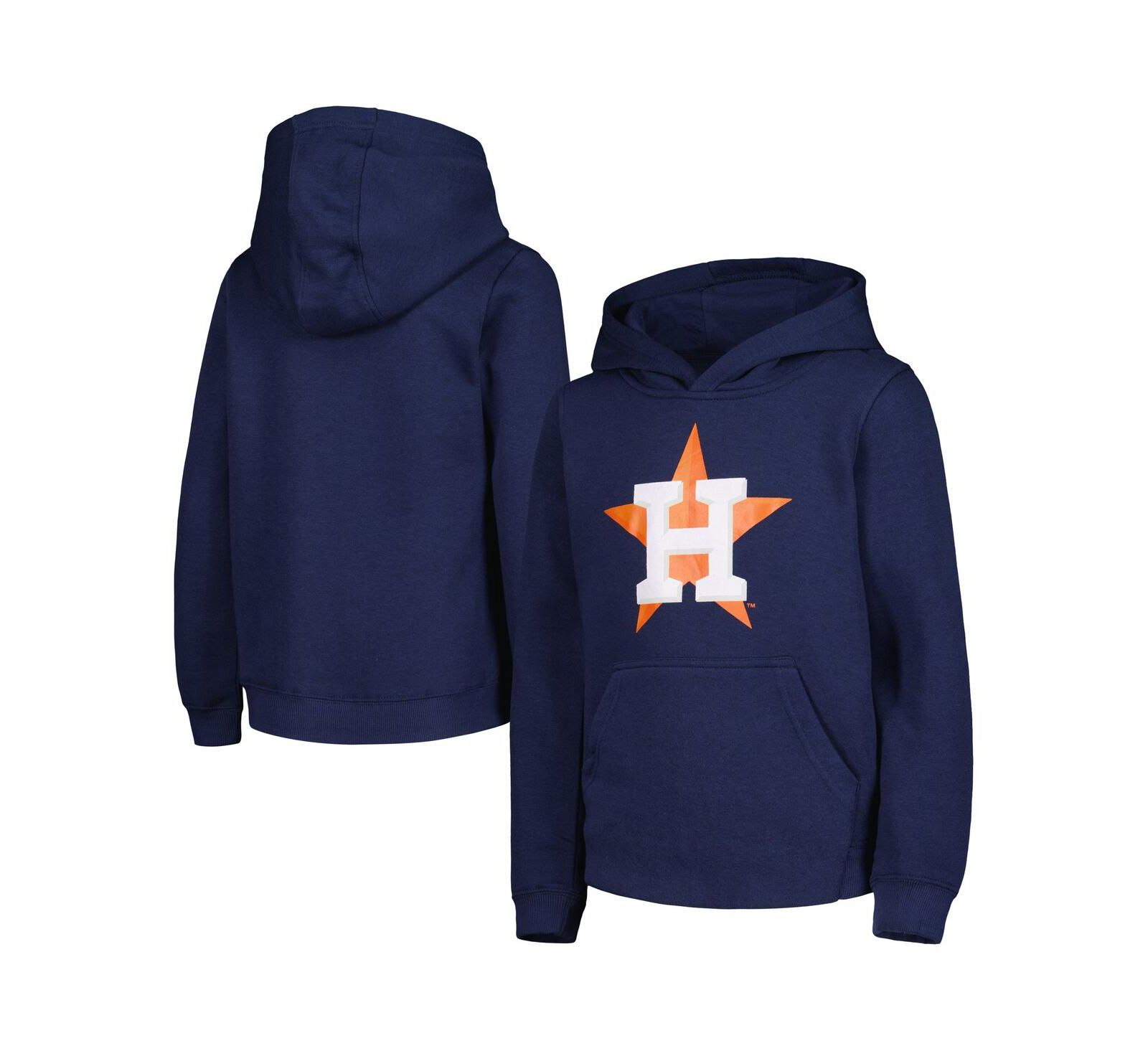 Худи для мальчиков и девочек Navy Houston Astros Team Primary Logo Pullover