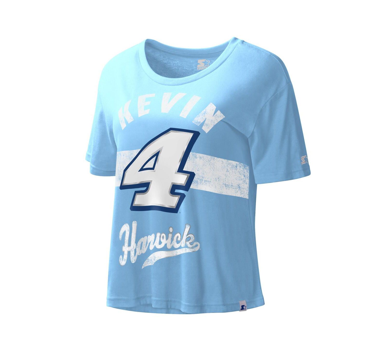 Женская футболка Starter Kevin Harvick Record Setter Light Blue