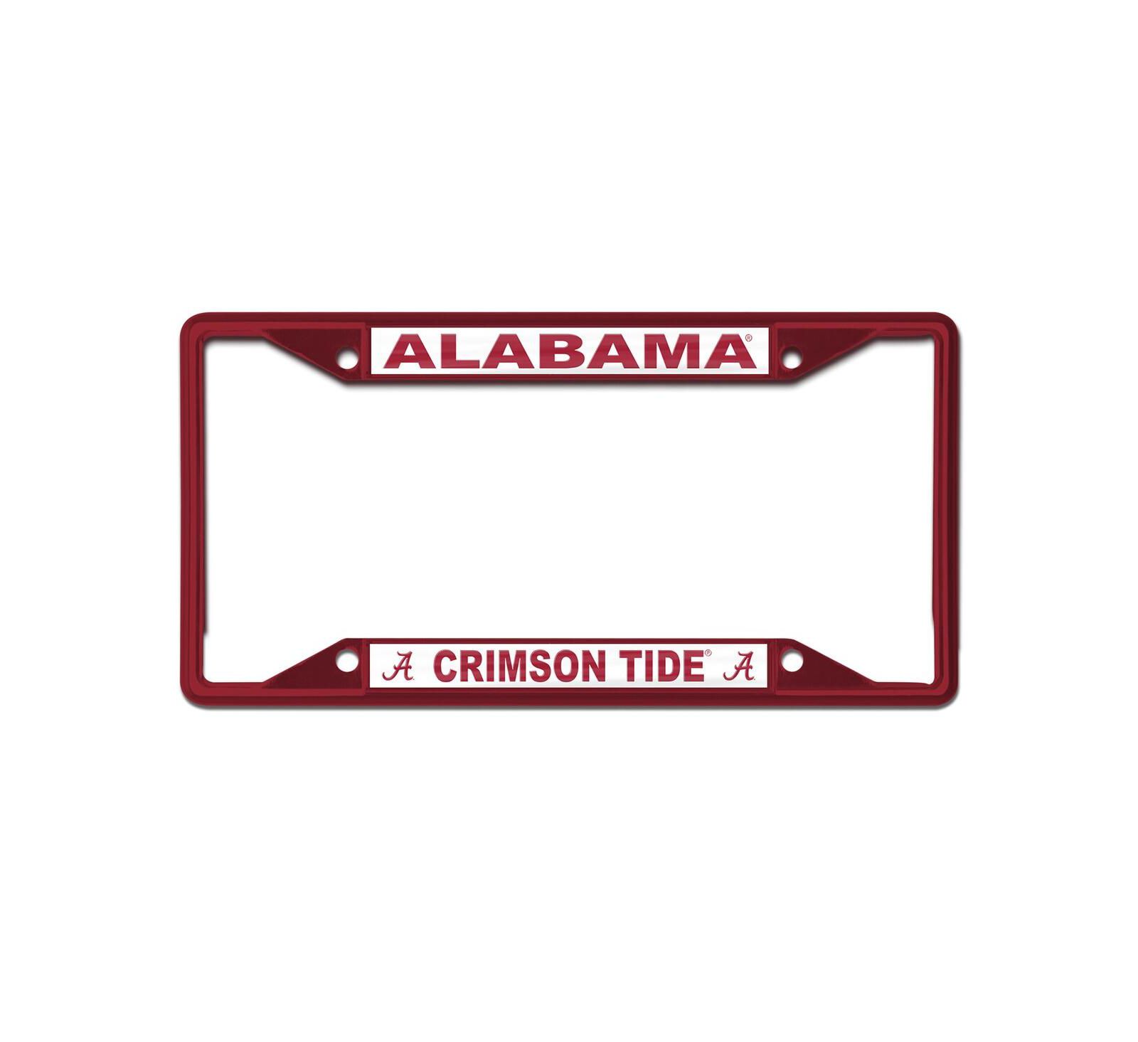 Wincraft Рамка для номерного знака Alabama Crimson Tide Chrome Color