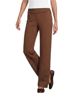 Rich ginger brown/black check