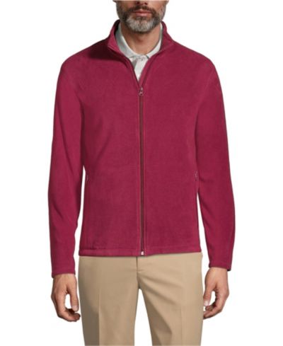 Lands' End Мужская Full-Zip Mid-Weight Fleece Jacket