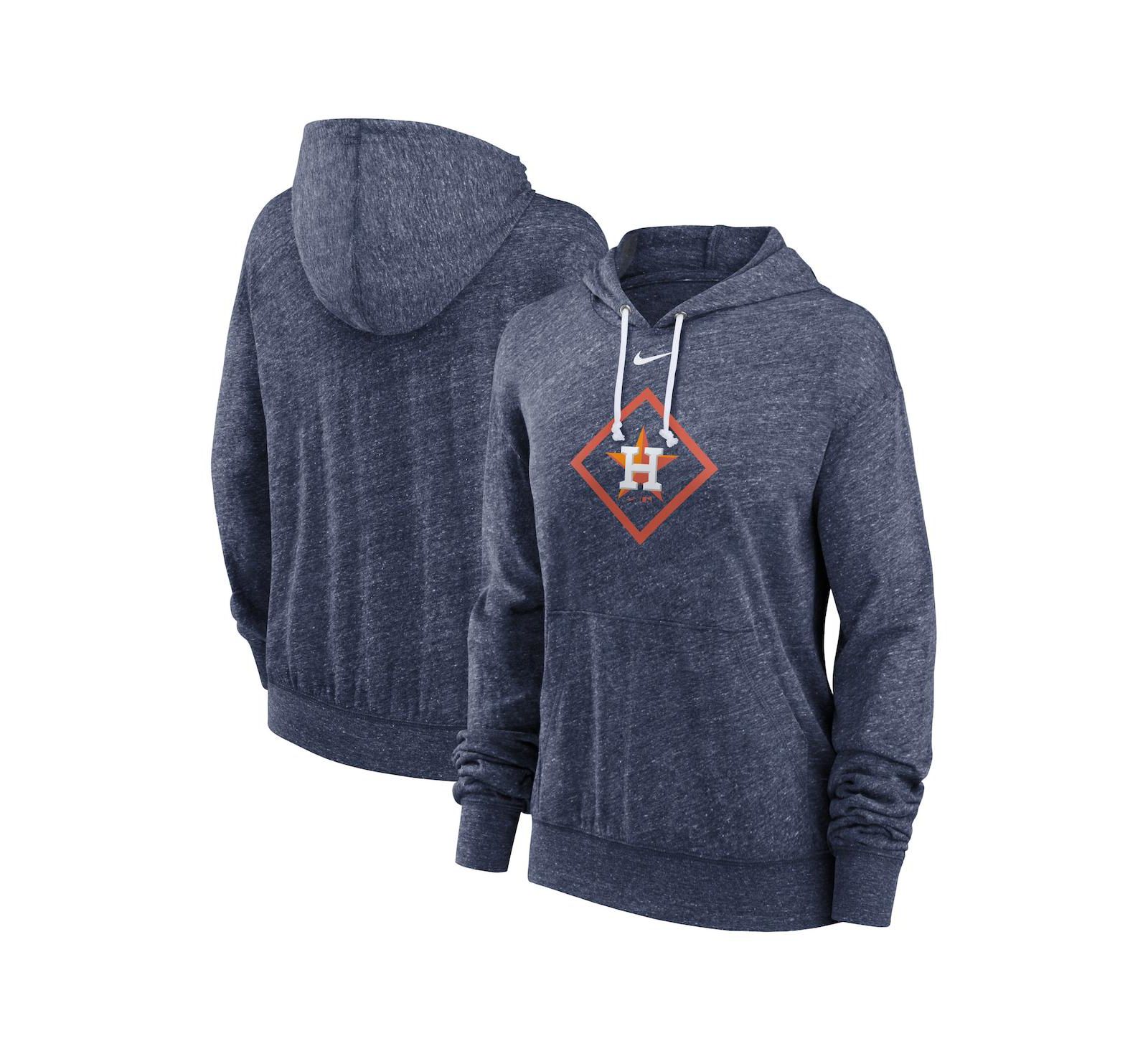 Женское худи Nike Navy Houston Astros Diamond Icon Gym Vintage-Like Pullover