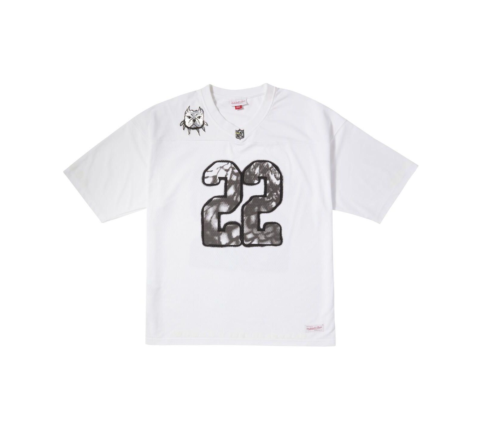 Men's Mitchell & Ness White NFL Por La Cultura x CHITO Limited Edition Jersey