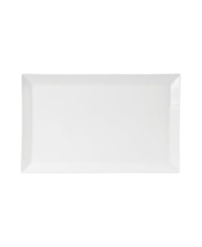 Fitz and Floyd Everyday Whiteware Rectangular Rim Platter
