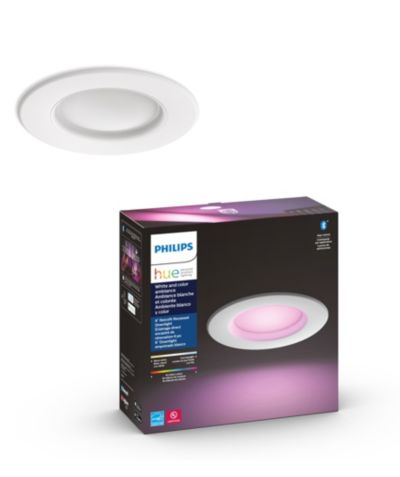 Philips Hue встраиваемый точечный светильник White and Color Ambiance Bluetooth 5/6" High Lumen