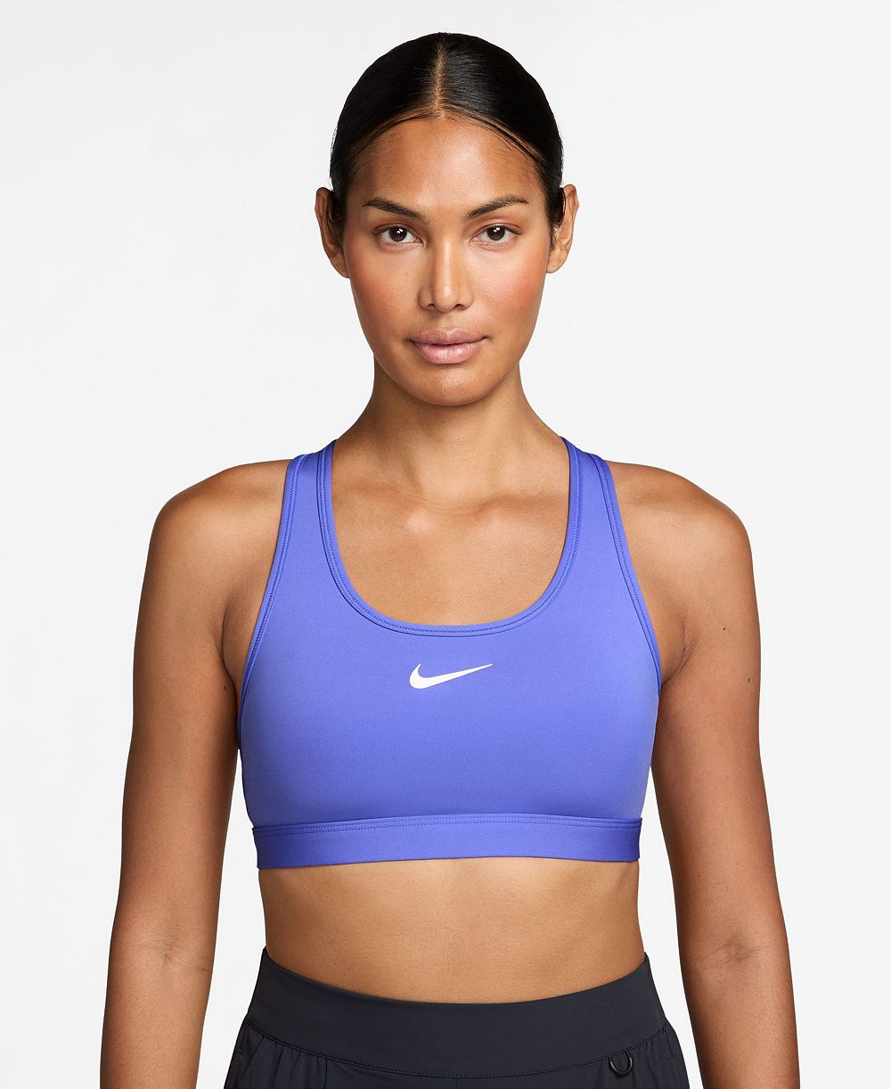 Nike Женский спортивный топ Swoosh с мягкой поддержкой