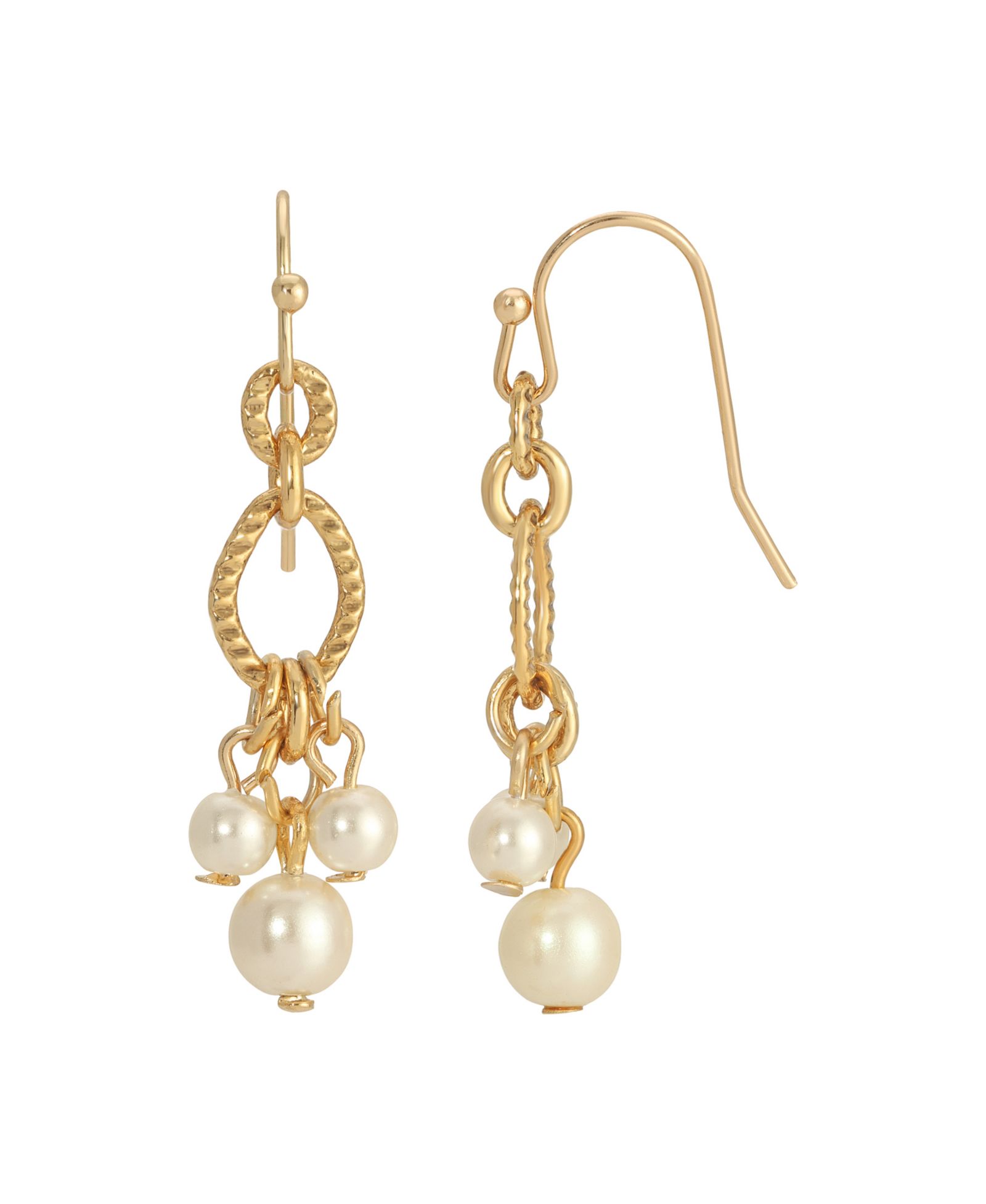 Серьги 2028 Imitation Pearl Multi Drop