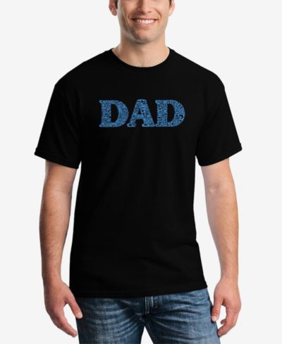 LA Pop Art Dad Men's Word Art Short Sleeve T-shirt