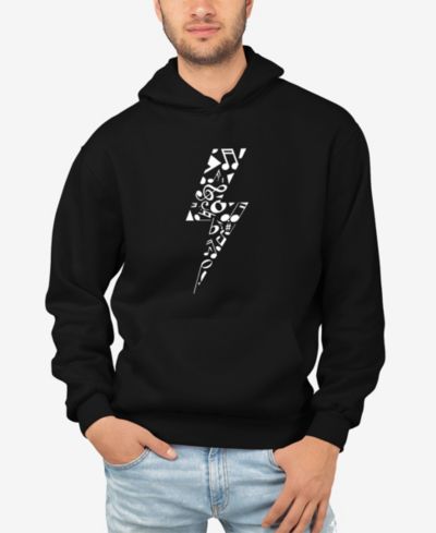 Мужской свитшот с капюшоном LA Pop Art Lightning Bolt Word Art Long Sleeve