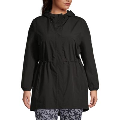 Lands' End Plus Size Squall водонепроницаемый складной дождевик