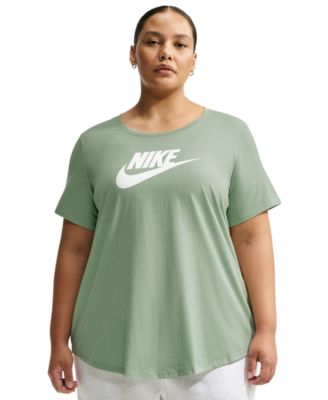 Nike Plus Size Active Sportswear Essentials Short-Sleeve Logo T-Shirt