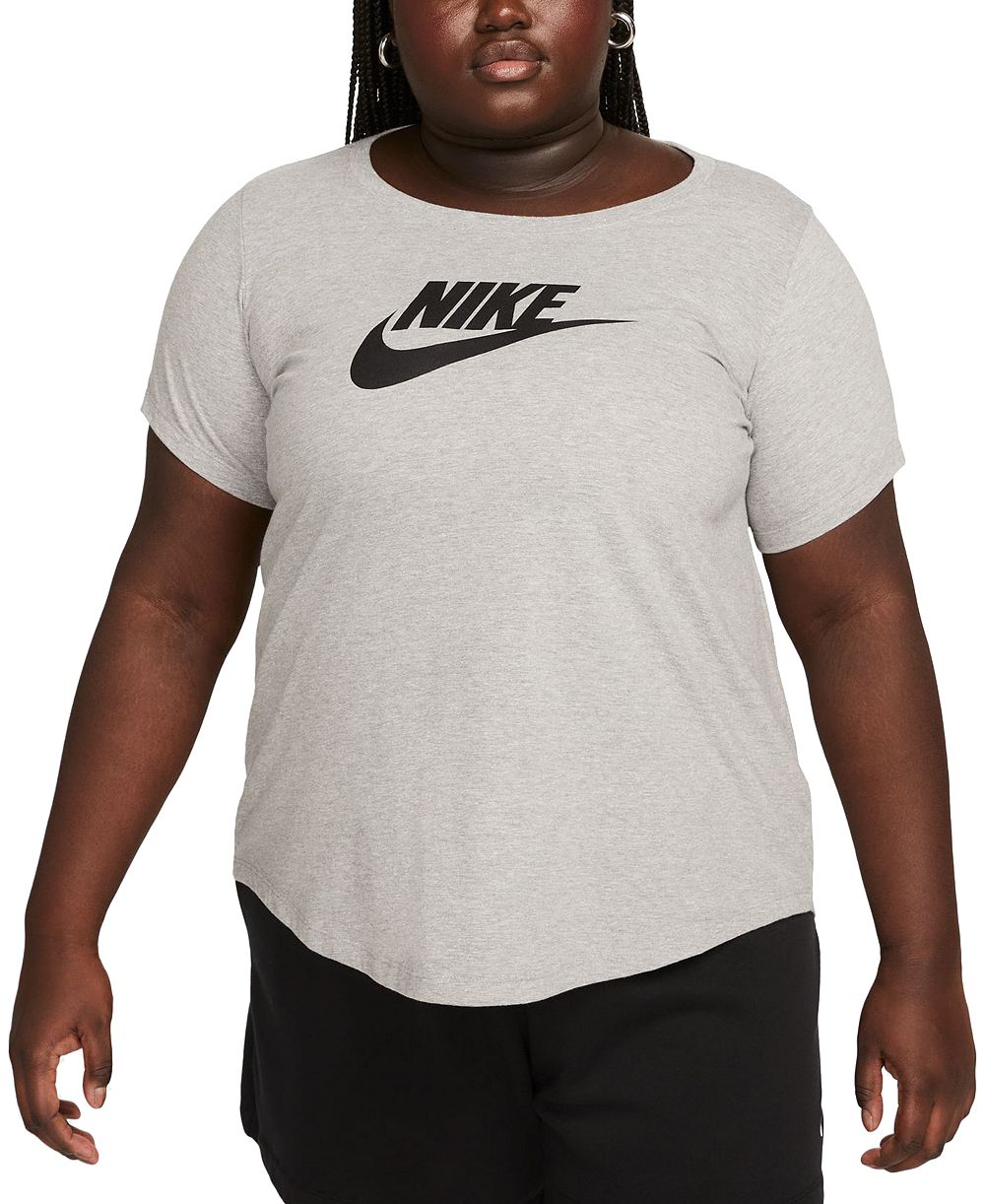 Nike Plus Size Active Sportswear Essentials Short-Sleeve Logo T-Shirt