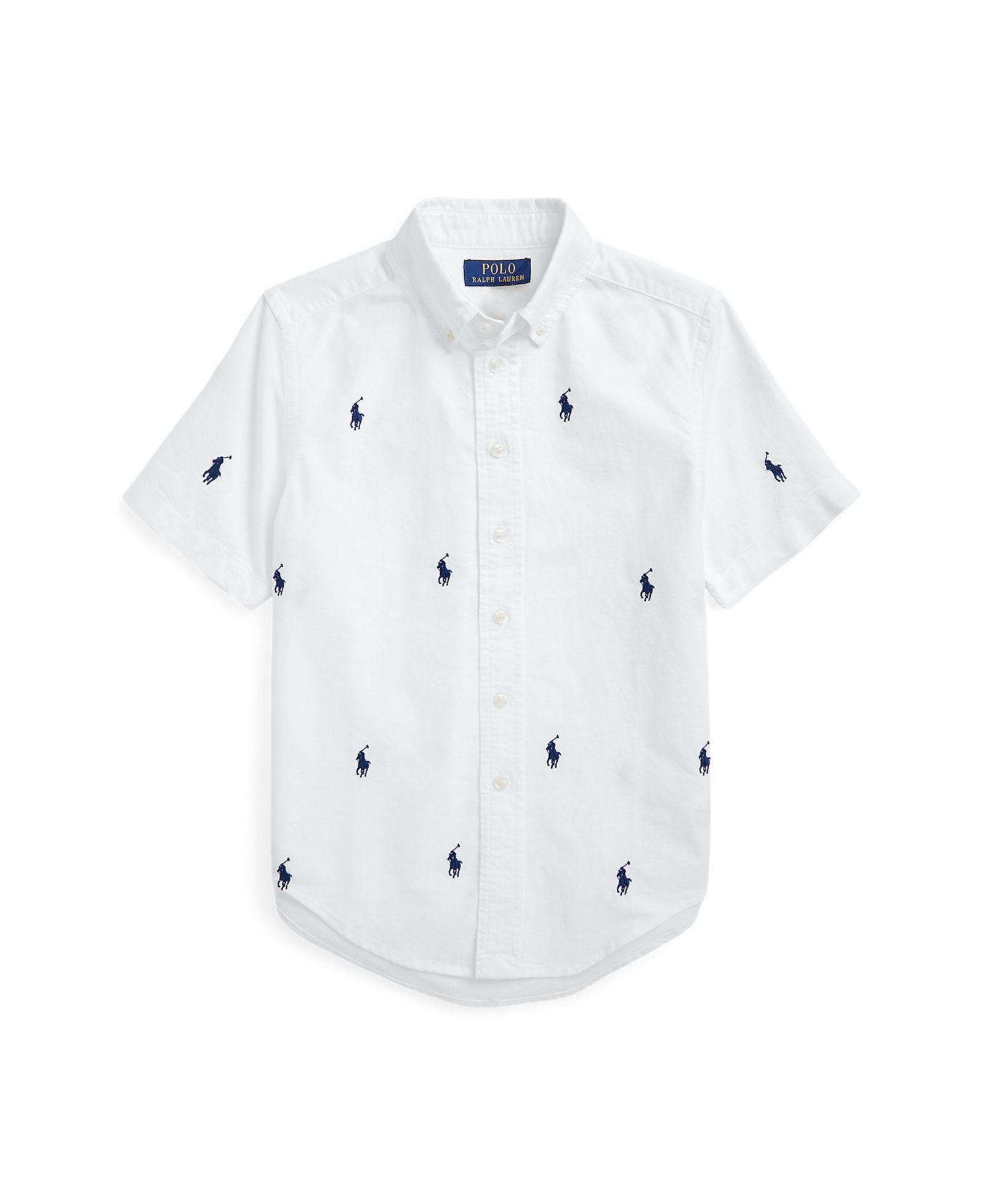 Polo Ralph Lauren Big Boys Polo Pony Oxford Short-Sleeve Shirt