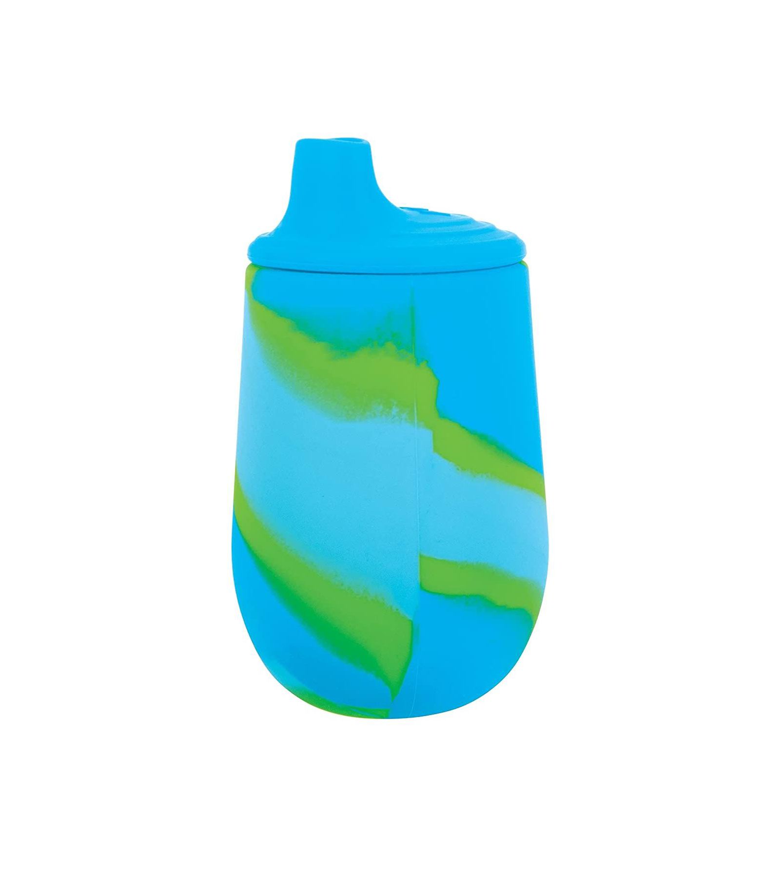 Детская обучающая чашка Nuby Silicone Tie-dye 6oz