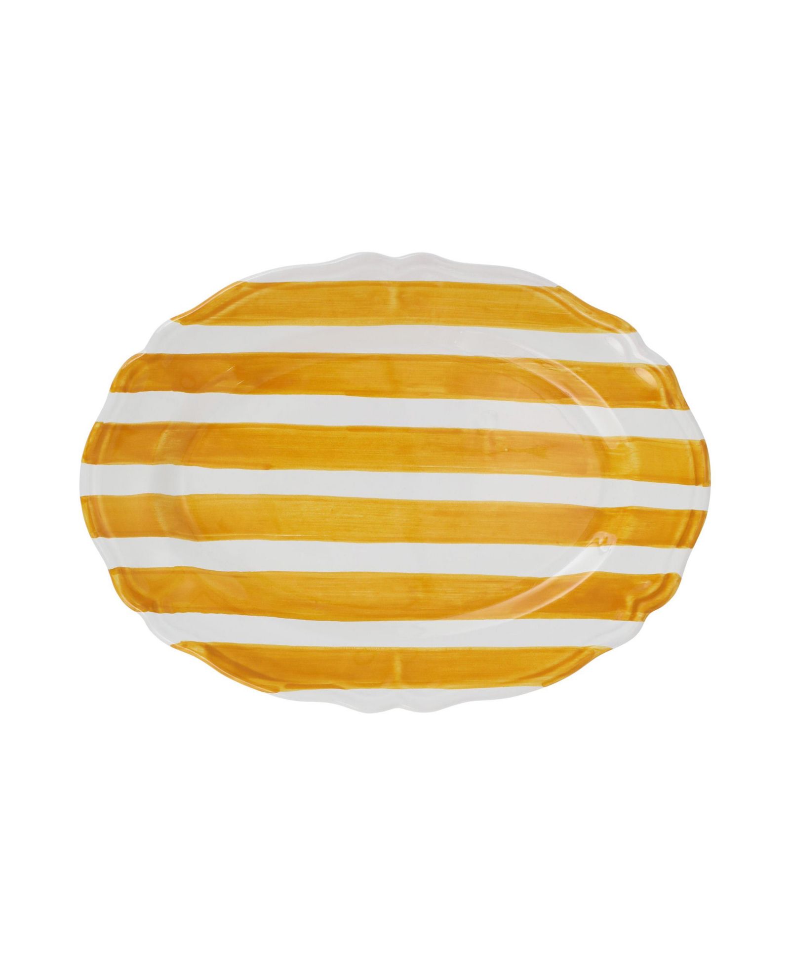 VIETRI Amalfitana Stripe Oval Platter
