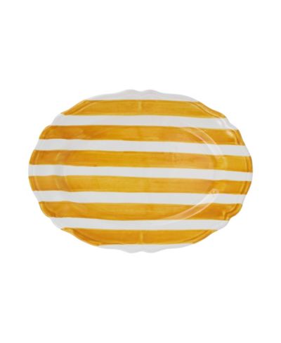VIETRI Amalfitana Stripe Oval Platter
