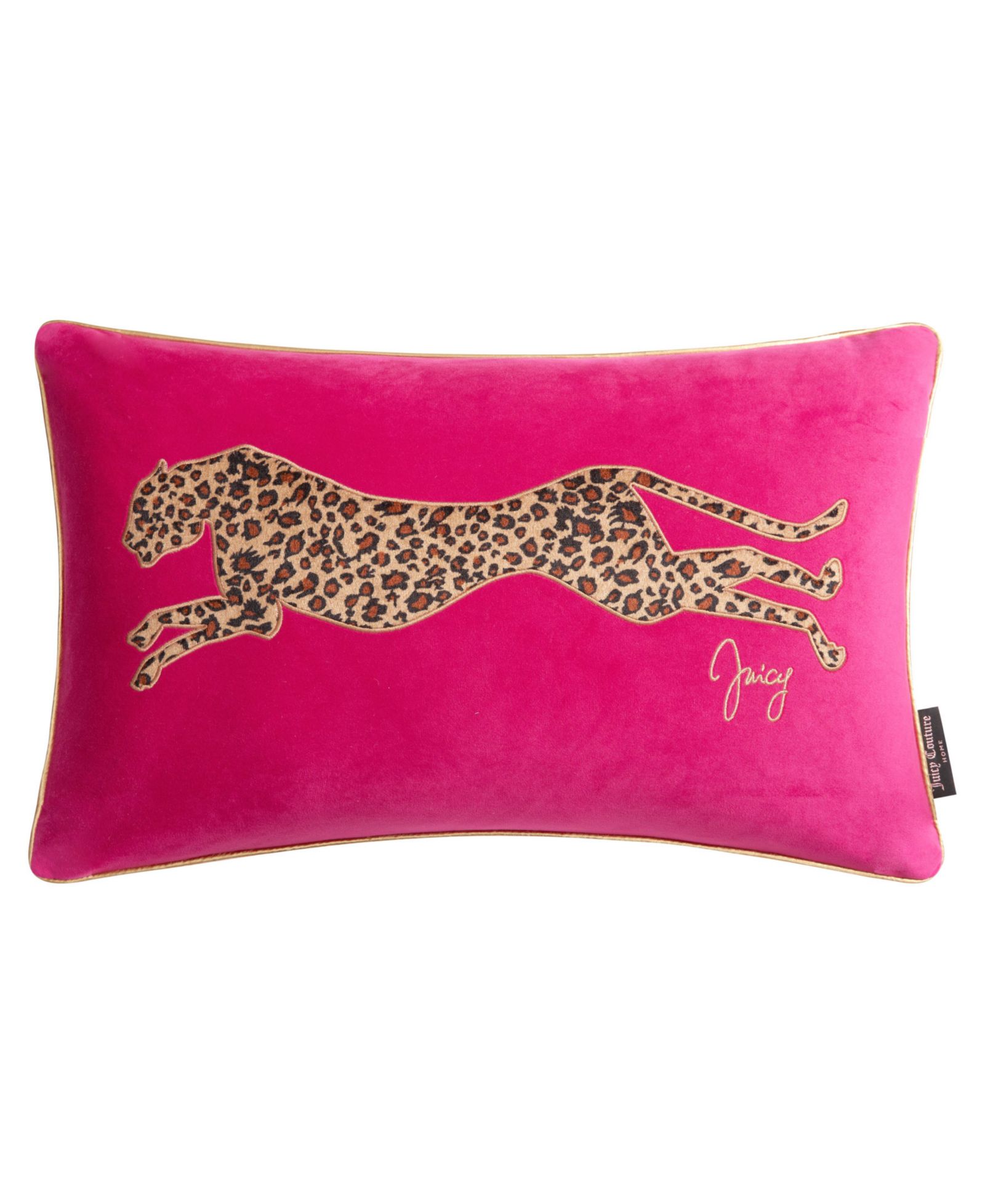 Juicy Couture Декоративная подушка Velvet Cheetah, 14" x 24