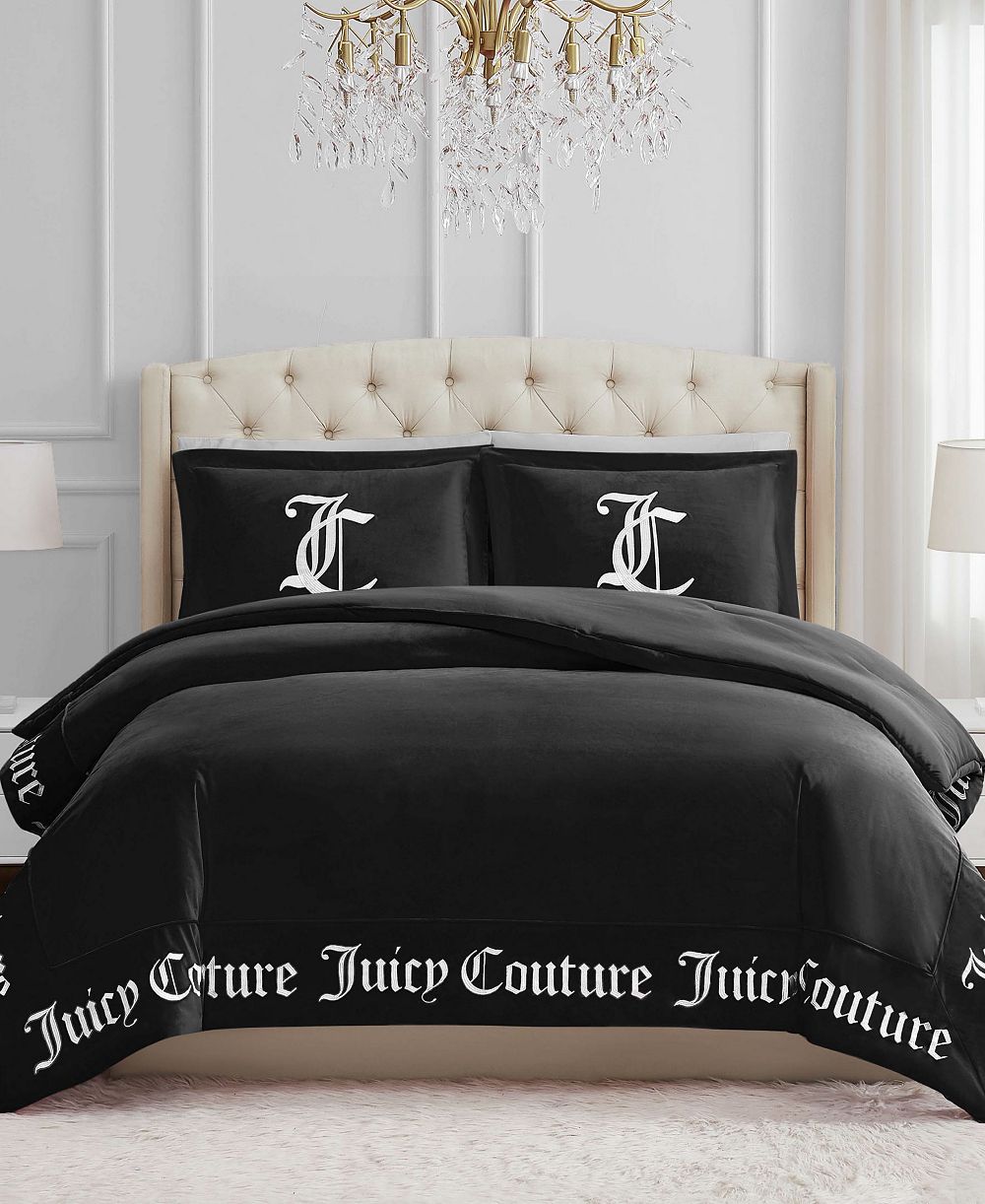 Комплект покрывала Juicy Couture Reversible Velvet, Twin/Twin XL