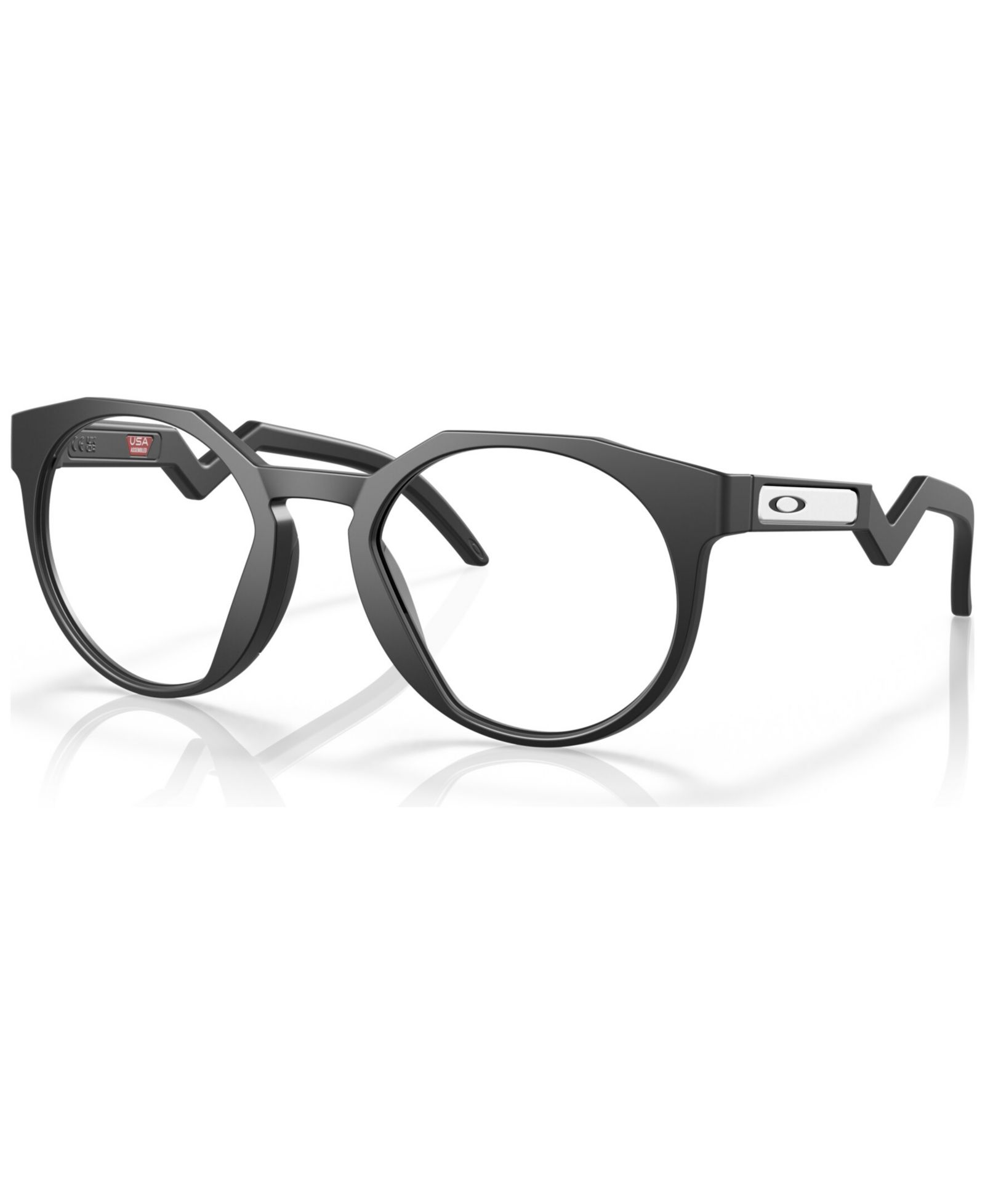 Oakley Man Round Plastic OX8139 Kylian Mbappé Signature Series HSTN Eyeglasses