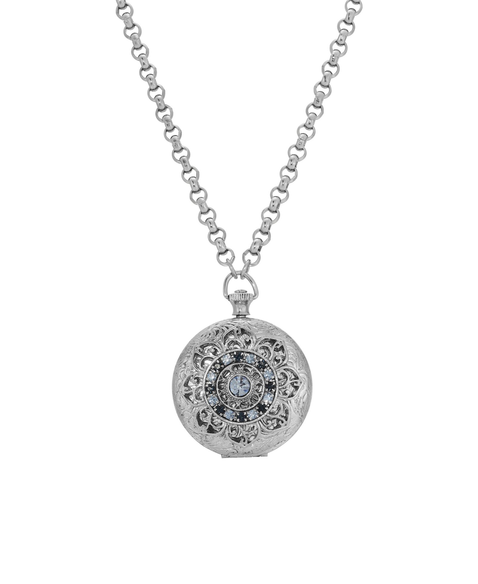 Ожерелье-медальон 2028 Crystal Blue Locket Necklace