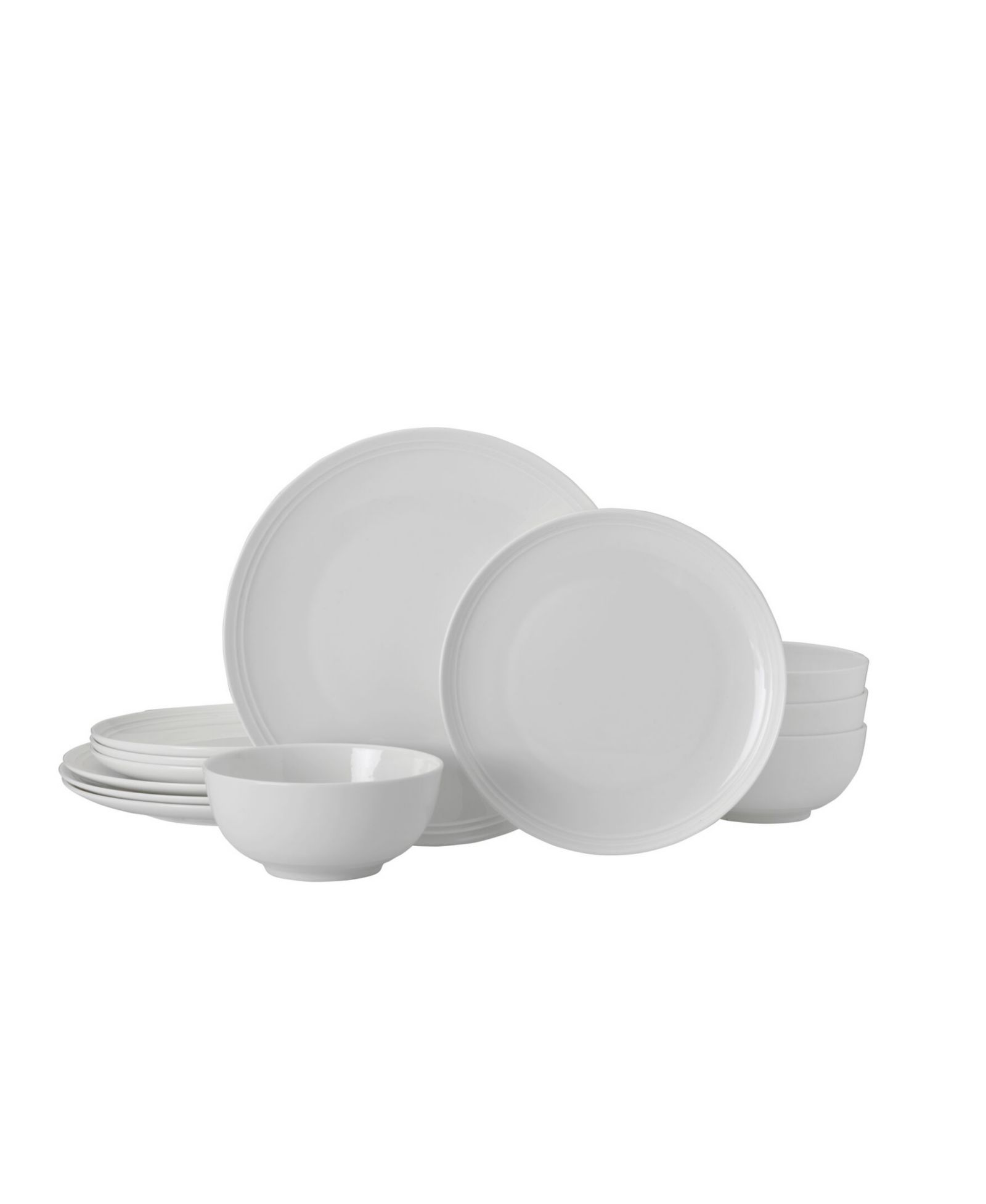 Mikasa Kyler Bone China 12 Pc. Dinnerware Set, Service for 4