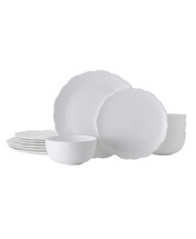 Mikasa Abigail Bone China 12 Pc. Dinnerware Set, Service for 4
