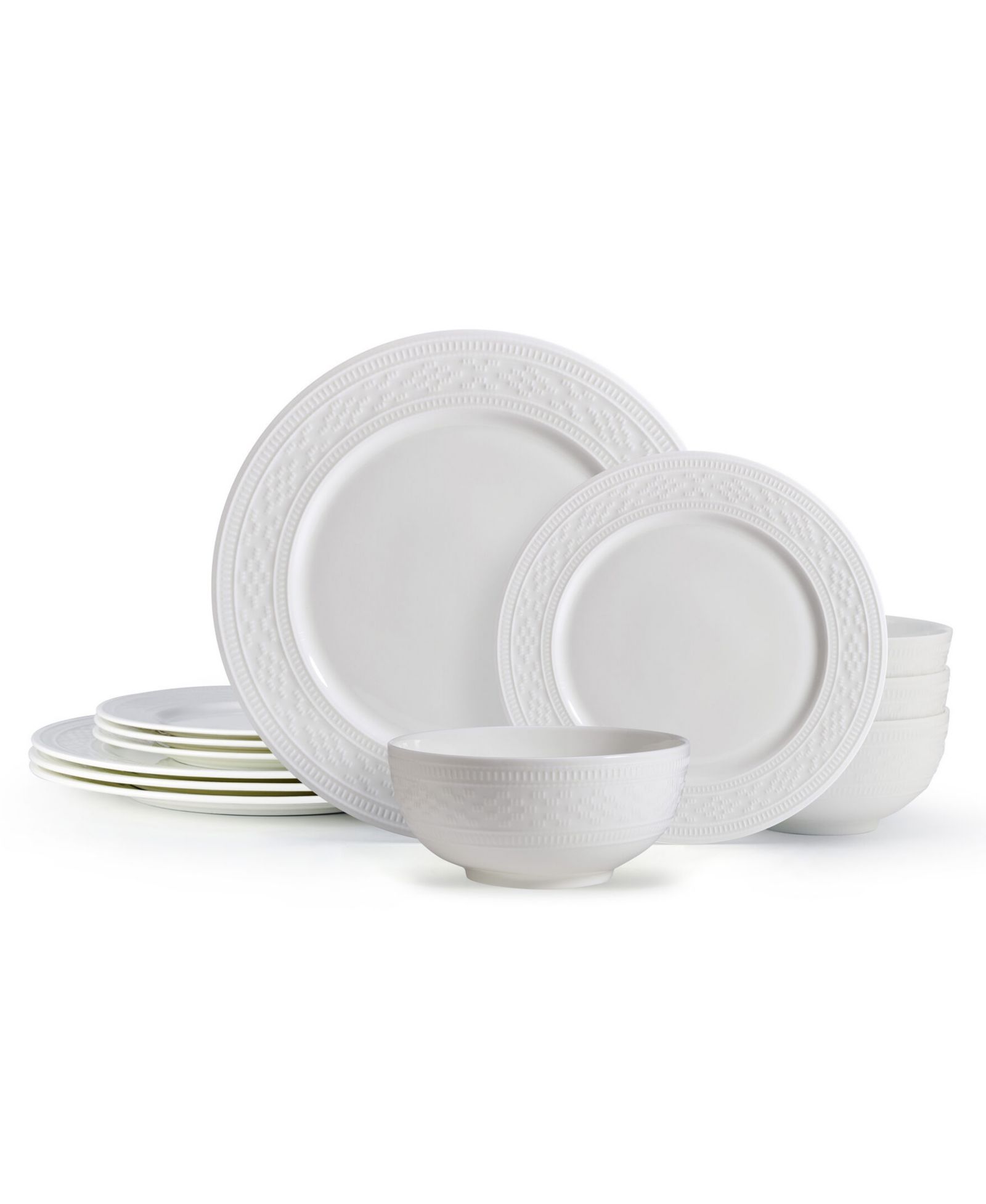 Mikasa Haven Bone China 12 Pc. Dinnerware Set, Service for 4