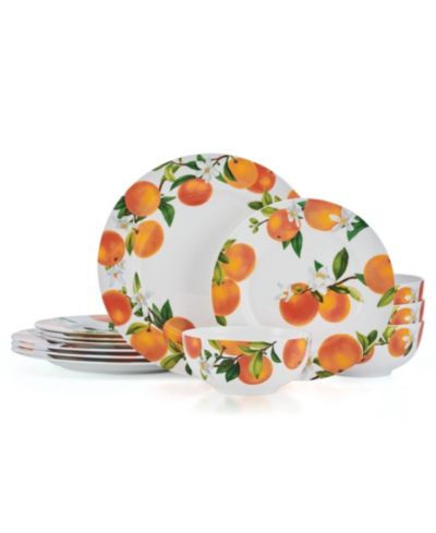 Набор столовой посуды из костяного фарфора Mikasa Mandarin, 12 шт, на 4 персоны