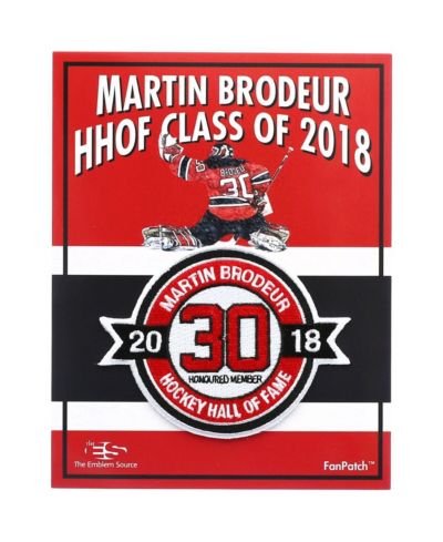 Нашивка Martin Brodeur New Jersey Devils Hall of Fame