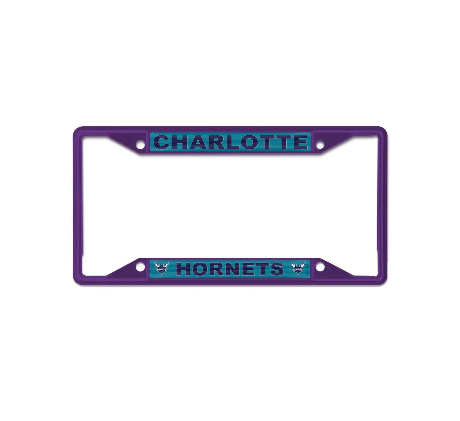 Wincraft Charlotte Hornets Chrome License Plate Frame рамка для номерного знака