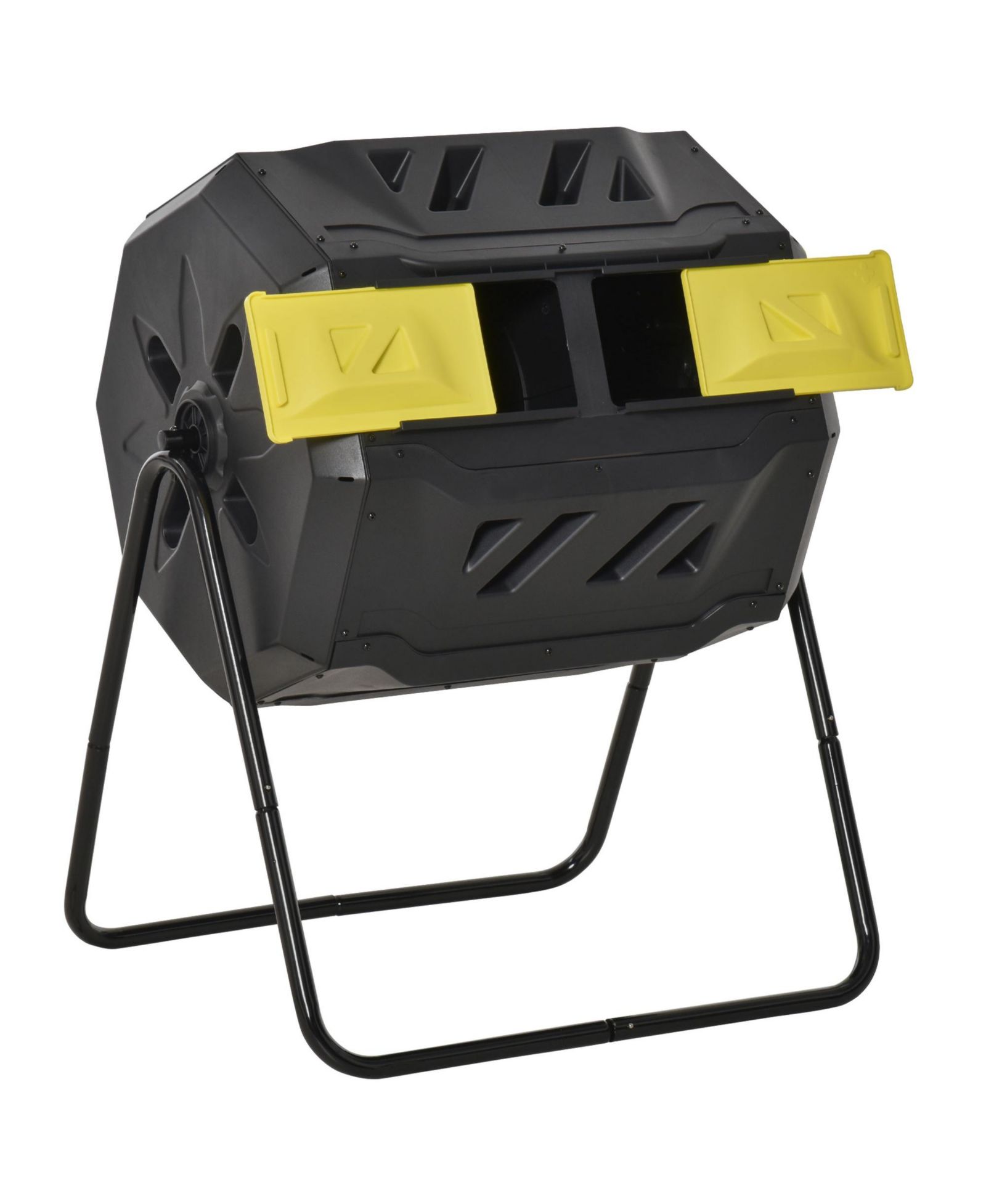 Outsunny Tumbling Compost Bin Outdoor 360°,