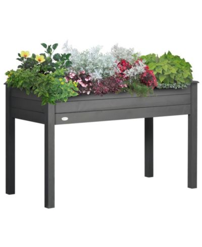 Outsunny Приподнятая садовая грядка Outsunny 48" Wooden Planter Box
