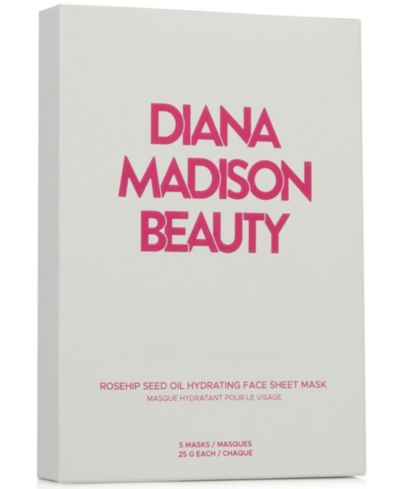 Diana Madison Beauty увлажняющая маска для лица с маслом семян шиповника, 5 шт