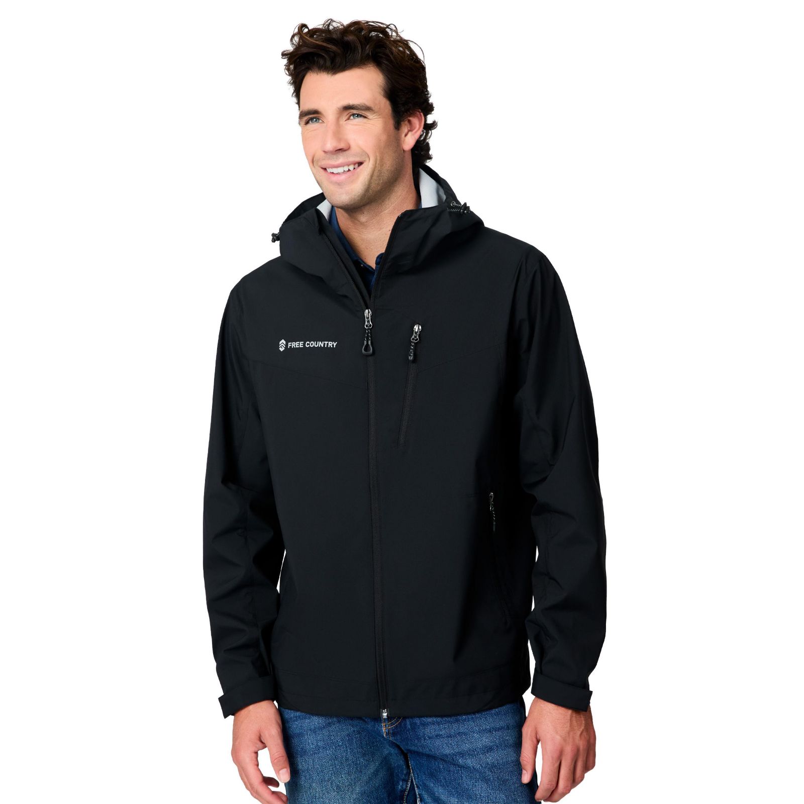 Free Country Men's Hydro Lite X2O Status Rain Jacket