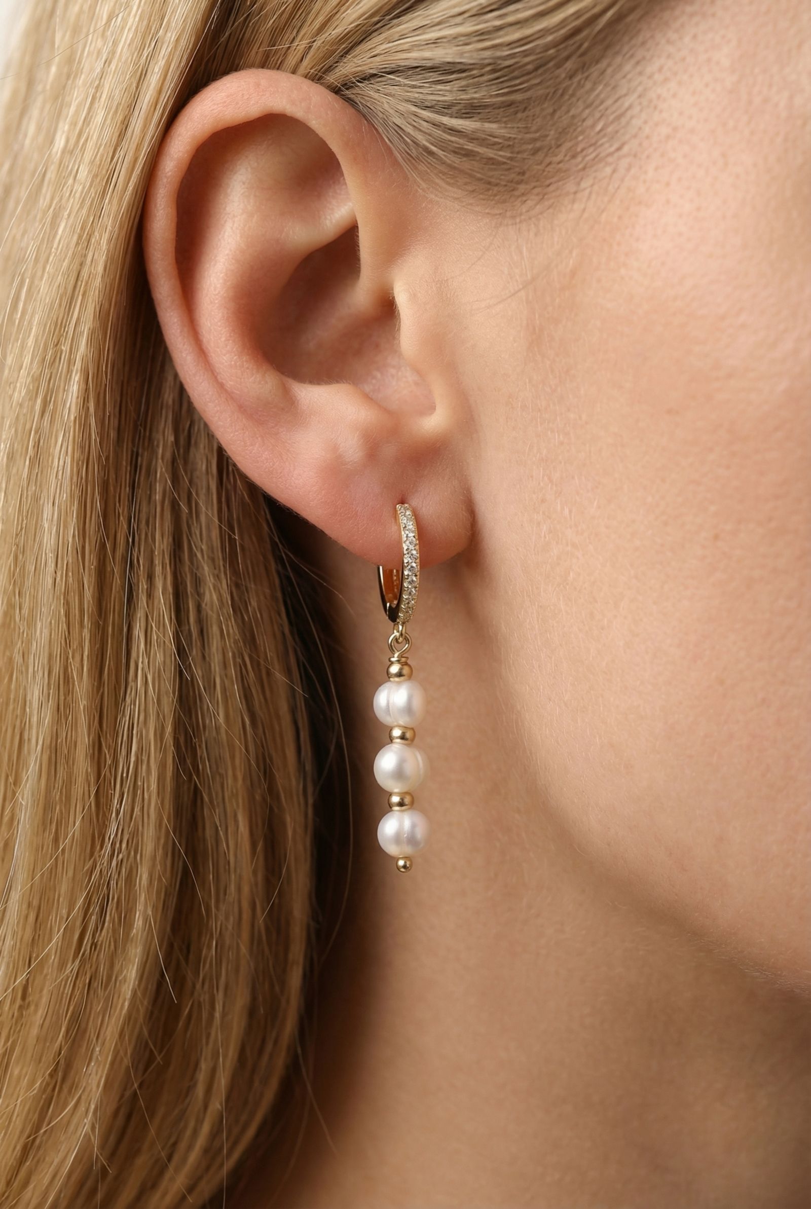 Joey Baby 18K Gold-Plated Freshwater Pearl Drop Earrings