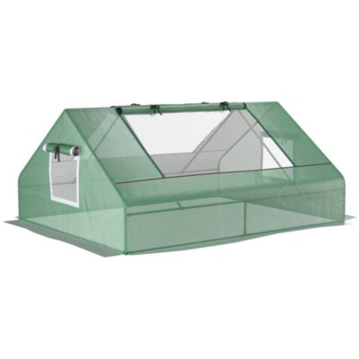 Outsunny Mini Tunnel house, садовый навес с Zipper Windows