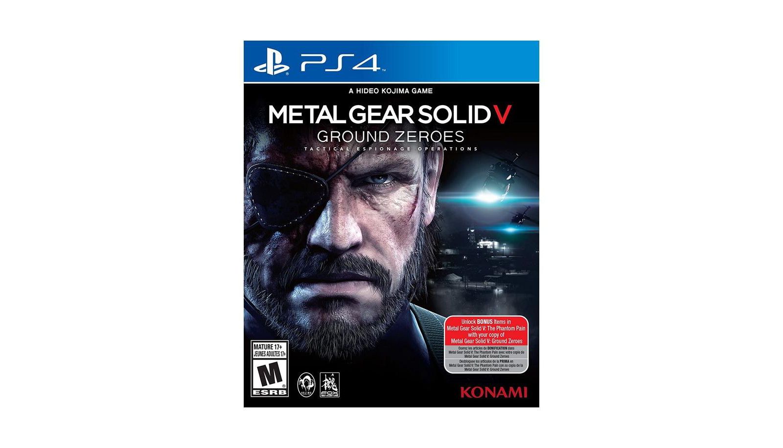 Metal Gear Solid V Ground Zeroes экшн приключение 17+ PS4