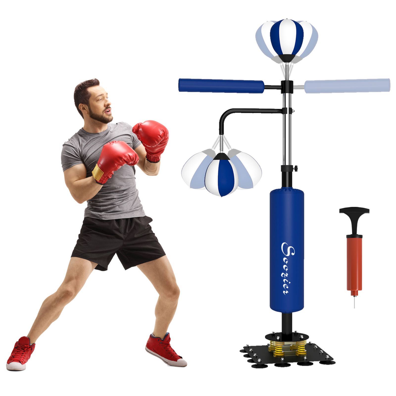 Soozier Speed Bag Boxing Bag Sd Reflex Training Equipment