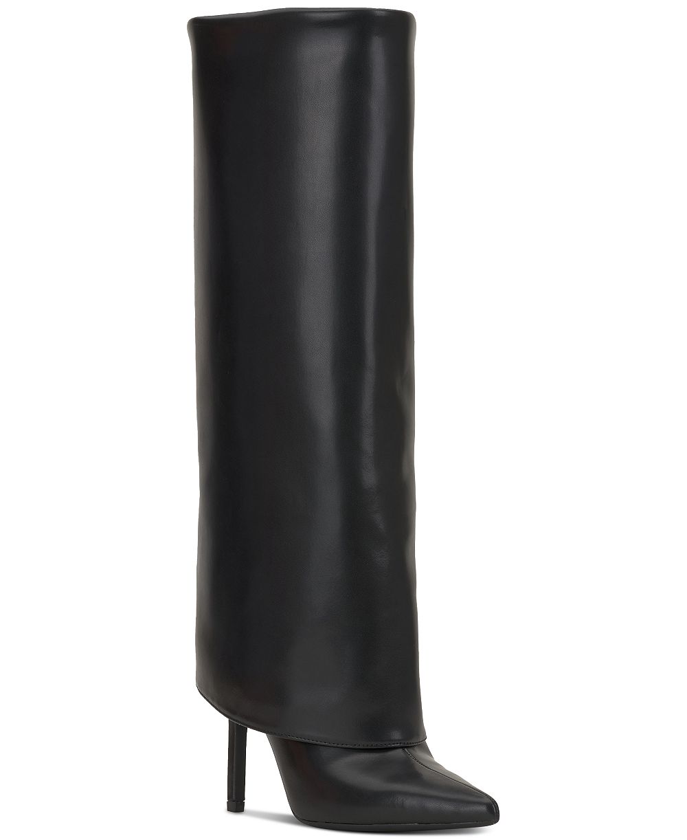 I.N.C. International Concepts Women's Skylar Fold Over Cuffed Dress Boots
