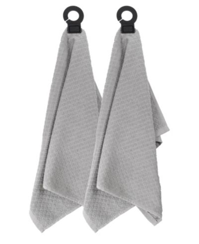 Ritz Hook and Hang Woven Kitchen Towel, Set of 2