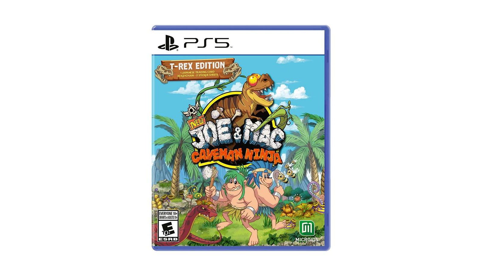 PS5 - NEW JOE & MAC CAVEMAN NINJA T-REX EDITION