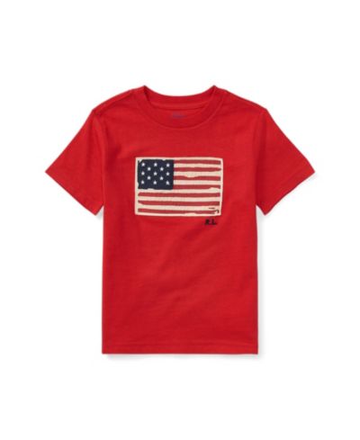 Детская футболка Polo Ralph Lauren Flag Cotton Jersey