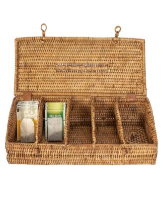 Artifacts Trading Company чайница из ротанга на 5 секций с крышкой