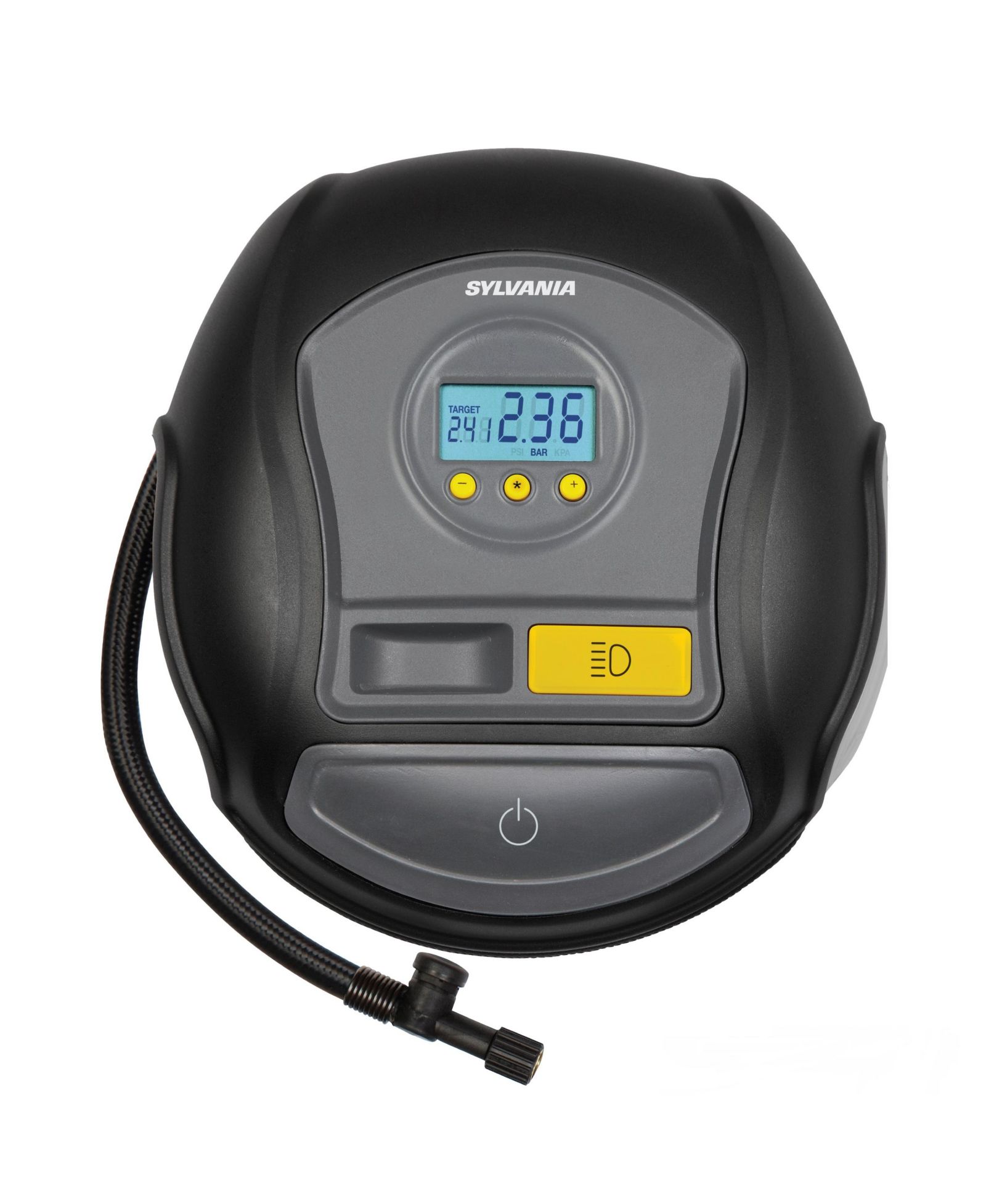 Sylvania 12V Portable Digital Display Tire Inflator with Auto Stop