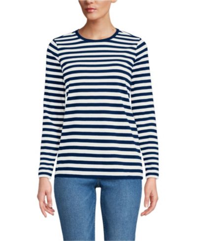 Deep sea navy even stripe